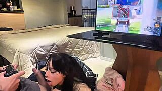 Perfect Blowjob While Playing Call Of Duty 3 Ft Amberzinha