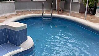 While boyfriends are away, Allison Sweet and I lick pussies for fun