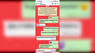 I Invite My Friend's Girlfriend to Fuck Again via WhatsApp