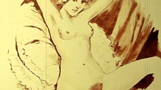 Dibujos eróticos vintage con arte sensual cachondo de épocas pasadas