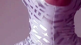 My Sex Doll Vilja Gags On Cock In Zentai Suit