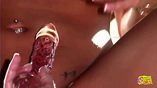 Gorgeous Thick Lesbians Enjoy Outdoor Play with Their Favorite Sex Toy