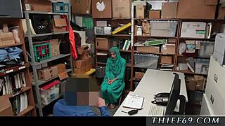 police woman catches arab teen stealing