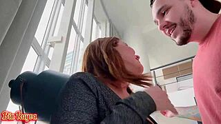 Is she a saint or does she suck big cocks while her husband watches?