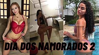 brazilian prostitute takes hard anal pounding on wild night