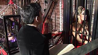 Kinky Europorn Cage Domination Orgy With Chains