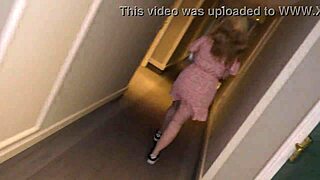 Spanish tourist teen Claudia Garcia enjoys BBW interracial hotel sex.