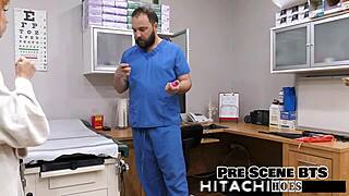 Lesbian Gets Intense Hitachi Orgasms in POV. Ditria Rose Shines Backstage! 😘