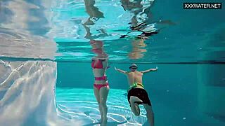 Couple Films Eva Sasalka and Jason Fucking Underwater