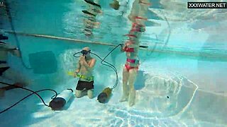 Couple Films Eva Sasalka and Jason Fucking Underwater