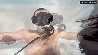 Couple Films Eva Sasalka and Jason Fucking Underwater