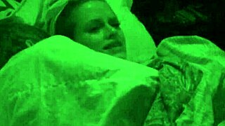 Cody fingering Jessica on the left, Matt and Raven handjob on the right in BB19 USA.