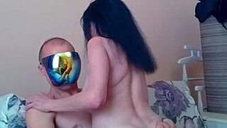 black stockings on sexy wife in homemade video, looking so hot 😍