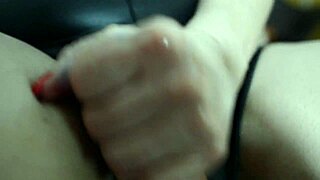 Hot Oiled Handjob With Pussy Rub