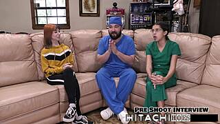 Lesbian Gets Intense Hitachi Orgasms in POV. Ditria Rose Shines Backstage! 😘