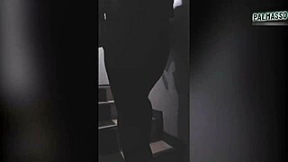 Foreign chubby woman shows tits for job, then we fuck