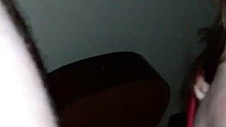 Girlfriend sucks friend blindfolded, unaware of filming