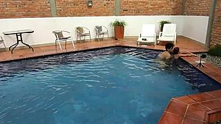 Vacation Fun with My Step-Nephew in Florida Pool!