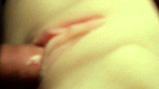 flush that lube in her big pussy