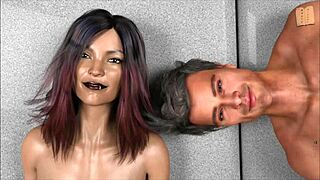 big tits bouncing in leap of faith erotic scene?