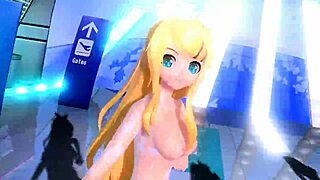 Hatsune Miku, Rin, and Luka expose big tits and ass in full nude mod