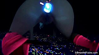 Is Samantha Saint Masturbating Solo?