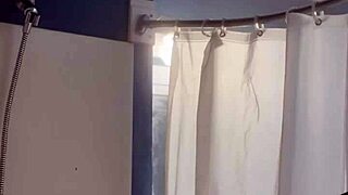 What’s Ivy19921 hiding while getting wet in the shower?