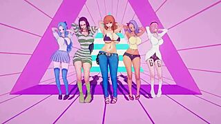 Umm, got wild with anal toys and sexy dancing to One Piece MMD.