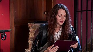 pornstar tastes humiliation whipping ass brunette redhead slave kinky bdsm.