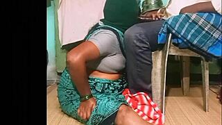 Big cock thrusts into village aunty on the ranch