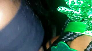 Sloppy Double Blowjob On St Patricks Day
