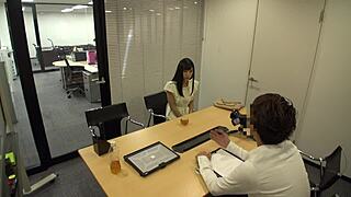 Japanese cute teen tricks everyone at fake idol casting