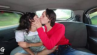 Petite college girl banged in Ubersex ride