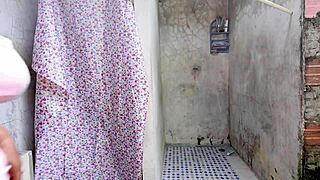 unexpected banging with tons of cum on my horny neighbor’s tits