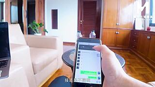 Hey, my cute Asian landlady couldn’t resist coming over for some hot action! 😍