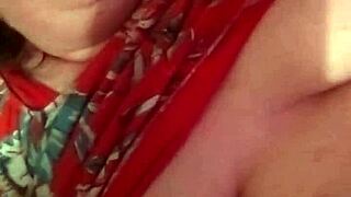 step mom gives handjob in bedroom