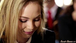 Classy babe rides dick passionately in roleplay