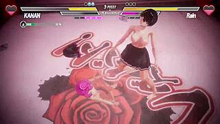 lesbian battle turns into hot pussy sex