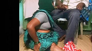 Big cock thrusts into village aunty on the ranch