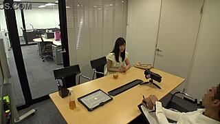 Japanese cute teen tricks everyone at fake idol casting