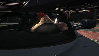 Ik heb een hoerenservice in GTA 5, Franklins wilde autoseks met een prostituee