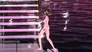 Sakine Meiko goes fully nude in Project Diva mod reveal.