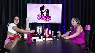 Luciana Kai Demonstrates Sheer Red Toy For Erection Treatment