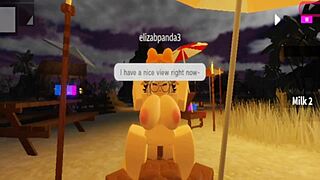 I get pounded by a black cock as a robloxian witch with big tits and blonde ass ft elainaf