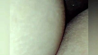 Moaning loudly during anal to vaginal orgasms
