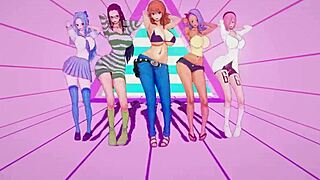 Umm, got wild with anal toys and sexy dancing to One Piece MMD.