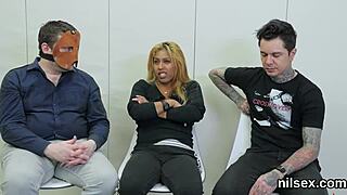 hey, why's this chick in anal asylum for brutal pain?