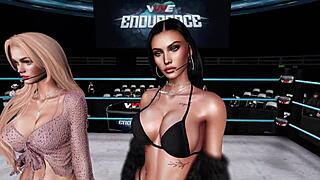 Who’s ready for a bikini contest in Virtual Pro Wrestling? Let’s go! 👙