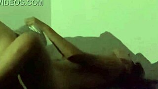 In this amateur couple scene, he sucks the 18-year-old's big ass and feet, leading to gaping and orgasm