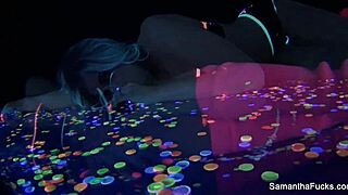 Is Samantha Saint Masturbating Solo?